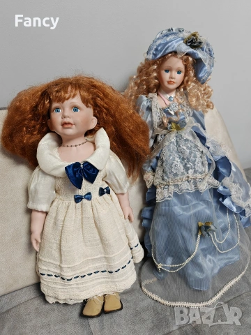 Порцеланови кукли 2 бр, снимка 3 - Колекции - 53120040