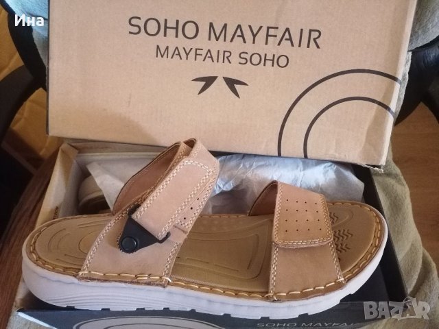 Ест. кожа маркови сандали, снимка 2 - Мъжки сандали - 37213661