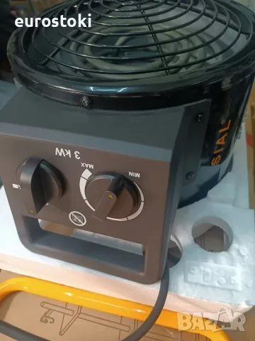 Електрически калорифер SIAL D3, енергоспестяващ вентилаторен нагревател 3Kw, вентилаторна печка , снимка 6 - Отоплителни печки - 56184789