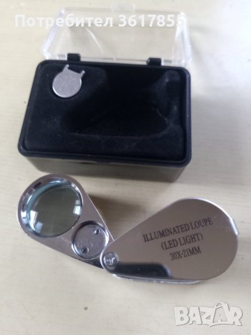 Бижутерийна лупа с лед осветление , снимка 1