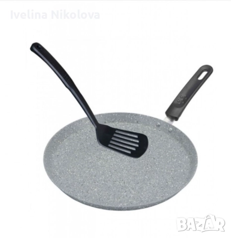 Комплект тиган за палачинки и шпатула Bohmann, снимка 2 - Съдове за готвене - 52672347
