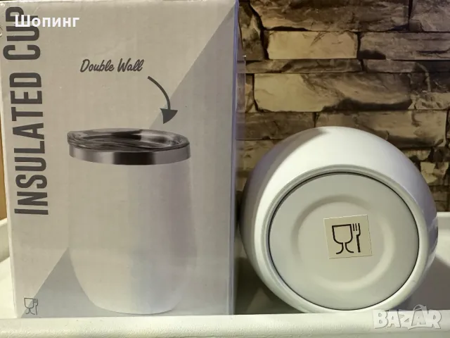 НОВО! Термочаша - двустенна, 350 мл , снимка 1