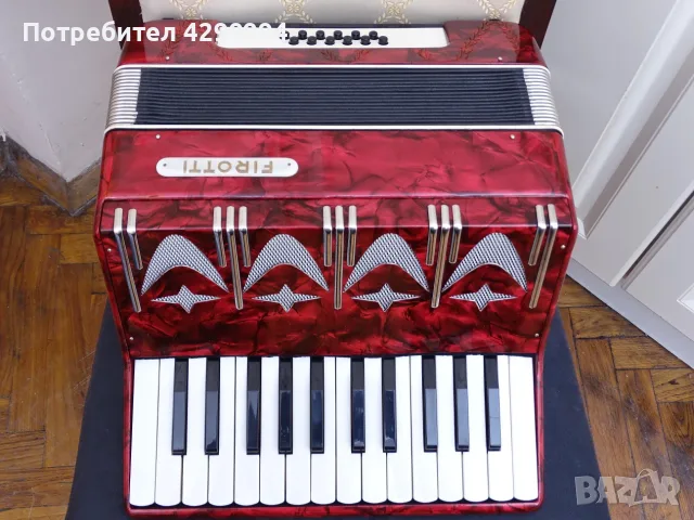 Детски акордеон Firotti 12 баса, снимка 2 - Акордеони - 56478981