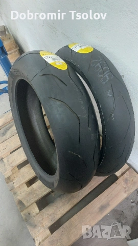 Гуми комплект предна и задна Dunlop Sportsmart TT 180/55 ZR17 +120/70 ZR17, снимка 3 - Мотоциклети и мототехника - 54154379
