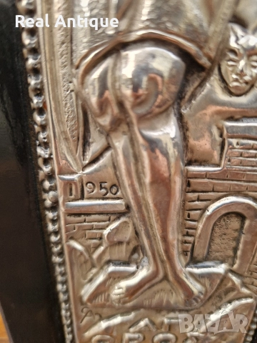 Страхотна антикварна сребърна икона кръст сертификат маркировки , снимка 7 - Антикварни и старинни предмети - 52648097