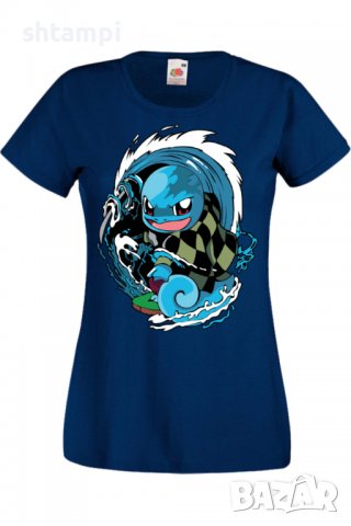 Дамска тениска Pokemon Squirtle,Анимация,игра,Празник,Повод., снимка 7 - Тениски - 38073796
