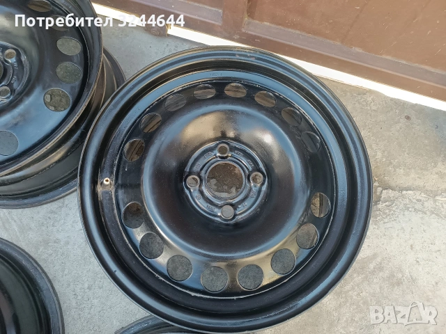 Железни джанти 15 4х100 Опел , снимка 3 - Гуми и джанти - 54305584