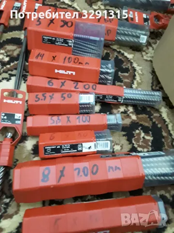 Хилти свредла ф5-ф24 , снимка 7 - Бормашини - 49220925