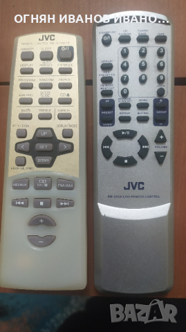 JVC RM-SFSSD7R и RM-SRCEX30A оригинални дистанционни за системи, снимка 1 - Ресийвъри, усилватели, смесителни пултове - 44606467
