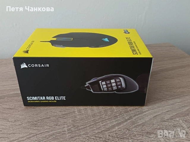 Гейминг мишка Corsair - Scimitar Elite RGB, оптична, черна, снимка 3 - Клавиатури и мишки - 54157136