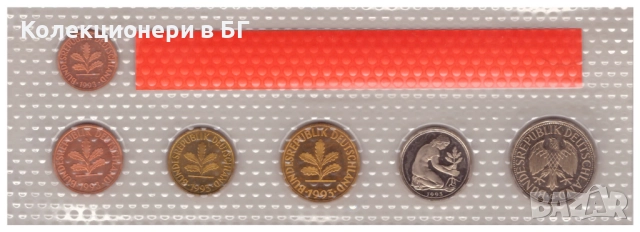 МАТИРАН СЕТ ФЕДЕРАЛНА РЕПУБЛИКА ГЕРМАНИЯ 1993 /G/, снимка 2 - Нумизматика и бонистика - 52946248