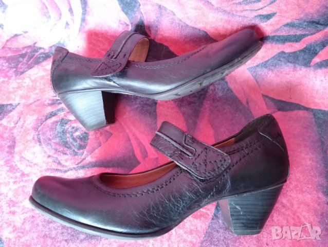42 номер Обувки естествена кожа на нисък ток , снимка 4 - Дамски елегантни обувки - 36901547