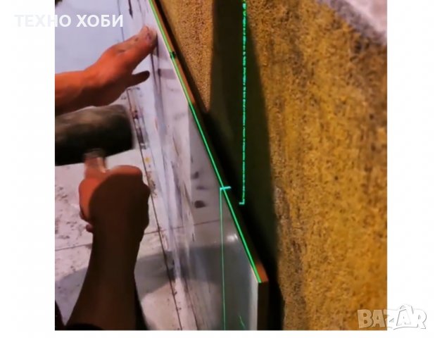 Лазерен нивелир 16 линии 2г.гаранция,2 батерии,пълен комплект водоустойчив, снимка 16 - Измервателни инструменти - 37435075