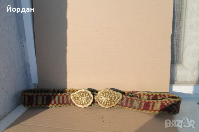 Стара възрожденска бронзова пафта  с колан