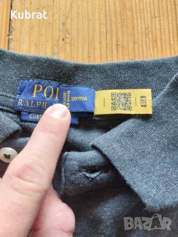 Мъжка тениска на Ralph Lauren Polo Custom slim fit L , снимка 3 - Тениски - 50436101