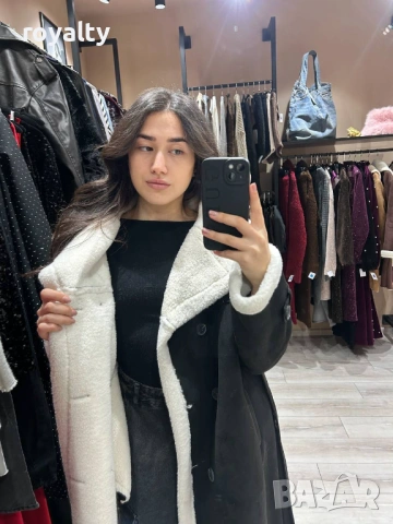 Черно Зимно Дамско Яке , снимка 3 - Якета - 53302344
