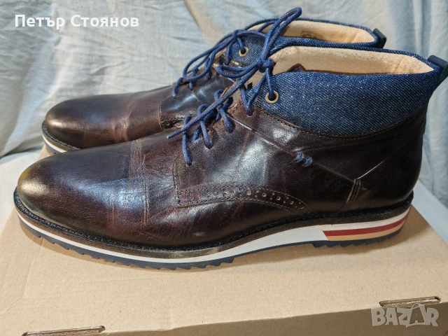 Стилни мъжки кларкове от естествена кожа OLIVER JACOB №44