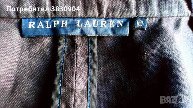 Сако Ralph Lauren, лен, черно, L / IT 46, снимка 10 - Сака - 42058449