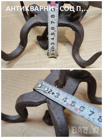 Стар Кован Ченгел За Дране На Животни / НОМЕР 626., снимка 10 - Антикварни и старинни предмети - 53275261