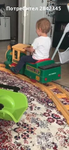 Продавам детско влакче с акумулатор на Peg Perego, снимка 2 - Коли, камиони, мотори, писти - 56519562