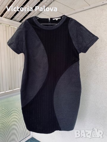 Скъпа рокля SELECTED (Дания)-кокон,твърд лен и памук, снимка 2 - Рокли - 37704809