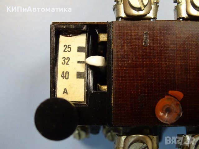 Термично защитно реле РТБ-11, 25-40A 500V AC, снимка 4 - Резервни части за машини - 38283158