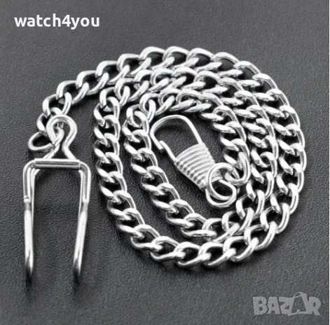 НОВ ДЖОБЕН ЧАСОВНИК С ВЕРИЖКА. ДЖОБНИ ЧАСОВНИЦИ С ВЕРИЖКА, КЮСТЕК. DZHOBEN CHASOVNIK,POCKET WATCH., снимка 14 - Джобни - 42020083