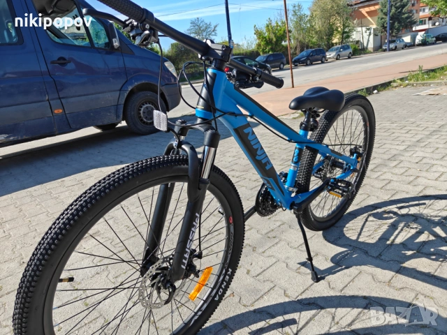 BG Алуминиев велосипед 26" NINJA син, снимка 7 - Велосипеди - 54335005