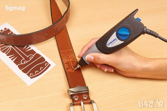 Dremel ENGRAVER 290 електрически инструмент за гравиране,с аксесоари, снимка 4 - Инструменти за гравиране - 51913678
