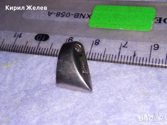 UNITED COLORS OF BENETTON СРЕБРО 925 Марков СРЕБЪРЕН ДИЗАЙНЕРСКИ МЕДАЛЬОН 25929, снимка 8 - Колиета, медальони, синджири - 39306960