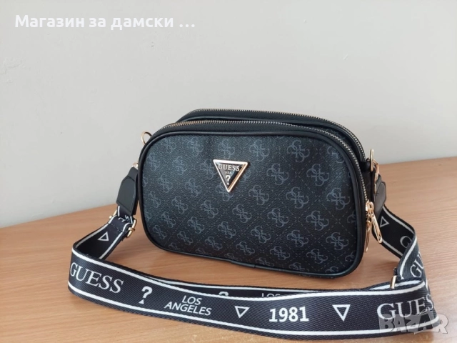 Лукс дамска чанта Guess Код 5401, снимка 3 - Чанти - 52135831