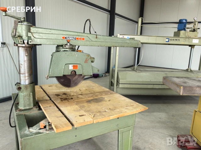 В наличност италианска радиална пендула DEWALT на 1000 мм мотор 3 кв, макс диск 350 мм., снимка 13 - Други машини и части - 50989778