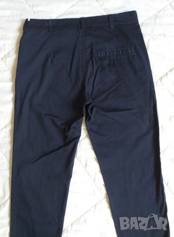 H&M дамски панталон /тъмно син/, снимка 4 - Панталони - 29143260