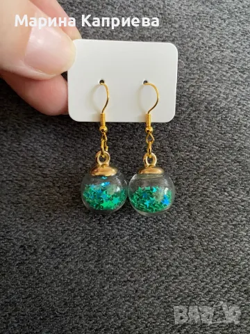 Обеци “Коледни” /С-62/, снимка 8 - Обеци - 47995854