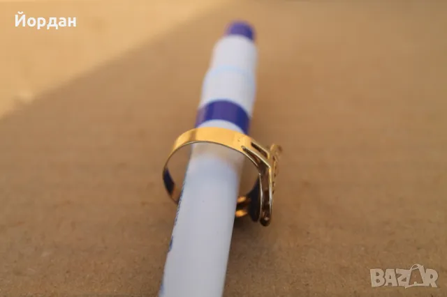 Дамски златен пръстен, снимка 4 - Пръстени - 47777851