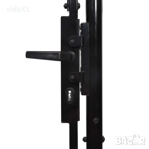vidaXL Двойна оградна порта Woerden с копчест връх 400x249,5 см, снимка 3 - Огради и мрежи - 56146123