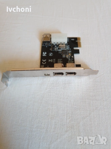 axGear PCIE PCI-E FIREWIRE IEEE 1394 3 Port FIRE Wire Controller Card for Desktop PC