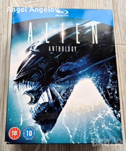 ALIEN ANTHOLOGY BLU RAY BOXSET (4 MOVIES) GENUINE UK без български субтитри цена 15 евро за 4 филма