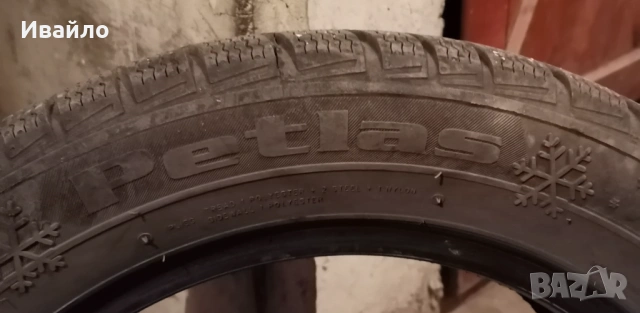 Продавам 2 броя зимни гуми 205.55.16 на 1 сезон дот 2019 Petlas , снимка 4 - Гуми и джанти - 53129829