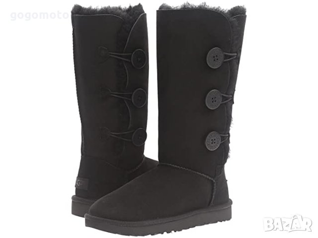 UGG® original,черни ВОДОУСТОЙЧИВИ НОВИ топли апрески,зимни ботуши,боти, 42- 43,100% естествена кожа, снимка 2 - Дамски ботуши - 31273232