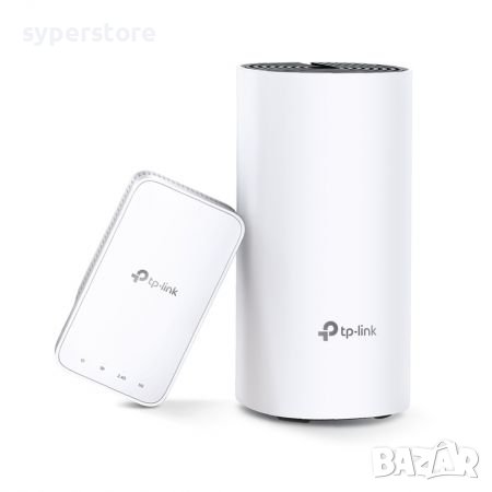 Удължител на интернет обхват TP-Link Deco M3 AC1200 2-pack Mesh Wi-Fi система, снимка 1 - Рутери - 38402634