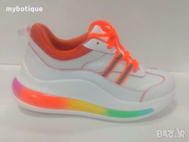 Дамски сникерси на платформа, снимка 1