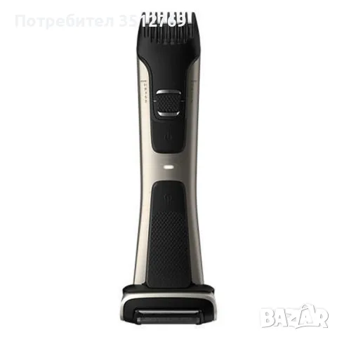 Тример Philips Bodygroom 7000 BG7025/15, 5 степени, 80 мин. време на работа за едно зареждане,черен, снимка 3 - Тримери - 55878789