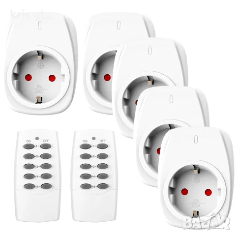 HBN Безжични контакти с дистанционно управление – 230V / 16A / 3680W