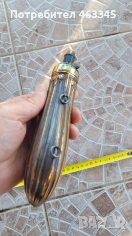 Барутница 11, пушка, пищов, пистолет, снимка 4 - Антикварни и старинни предмети - 53262149