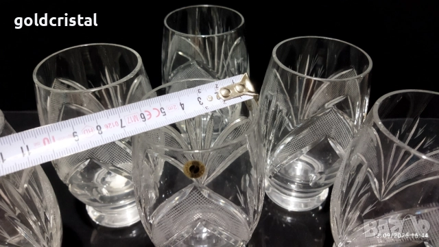 кристални чаши , снимка 4 - Антикварни и старинни предмети - 18918918