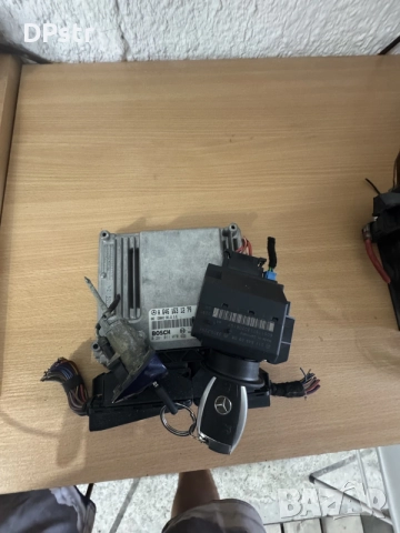 Mercedes 2.2 CDI пълен старт комплект ECU EZS ключ A6461531279 0281011070