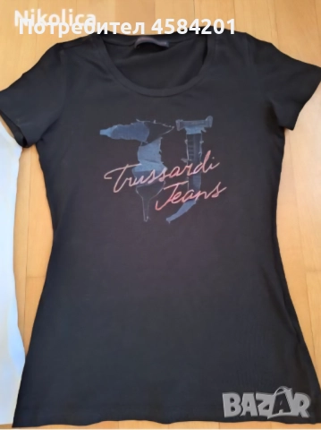 Дамска блуза Trussardi и потник Calvin Klein, размер М, снимка 2 - Тениски - 51606653
