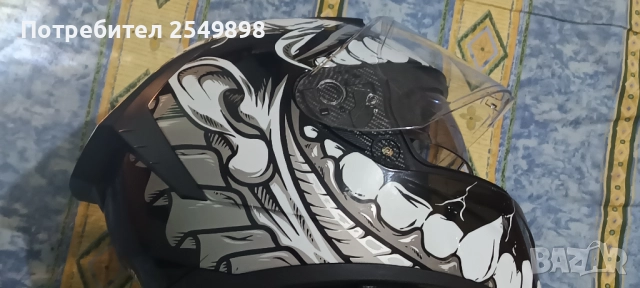 каска за мотор XL, снимка 6 - Спортна екипировка - 52813989
