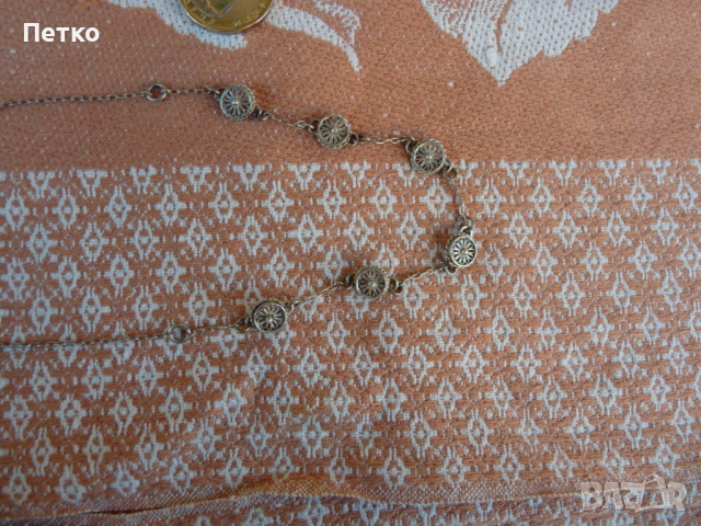 Старо сребърно колие, снимка 5 - Антикварни и старинни предмети - 53132414